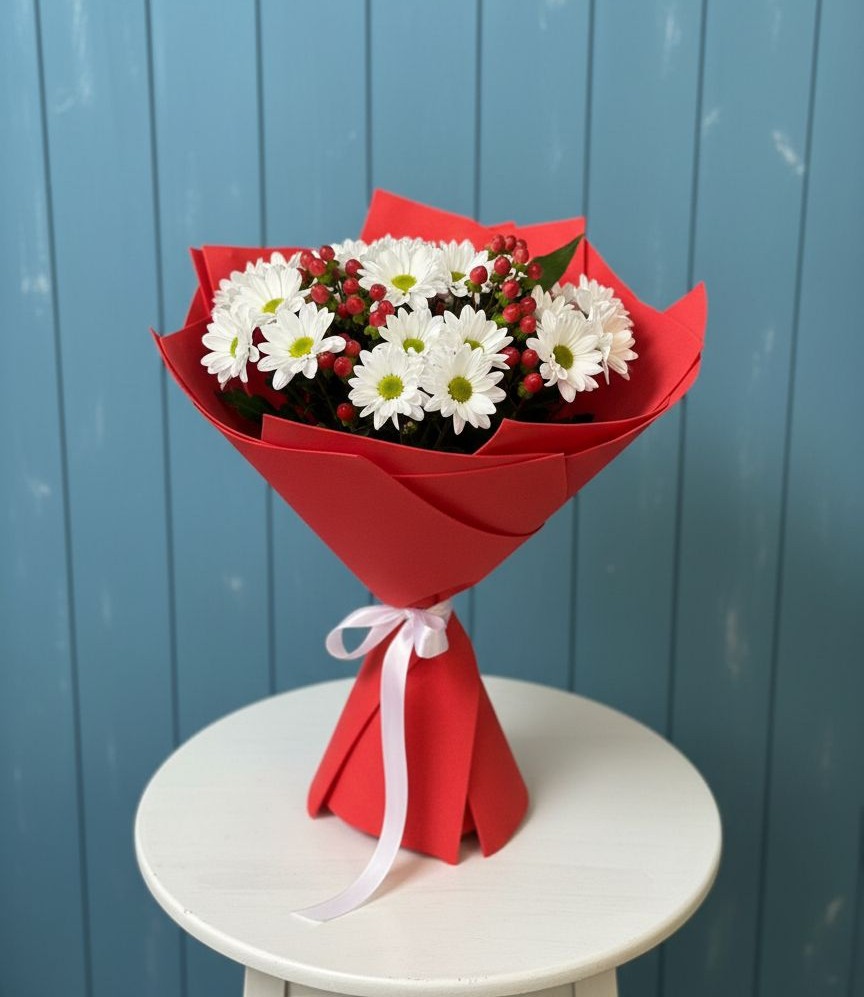 Букет цветов из: Хризантемы в Сысерти