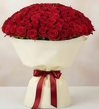 Букет 101 Красная роза Милано в Сысерти