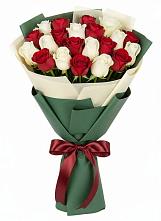 Букет Микс из красных и белых роз #REPLACE_PRED# Сысерти