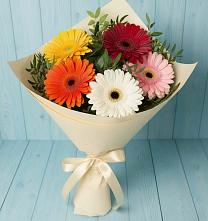 Букет цветов из:  Герберы в Сысерти