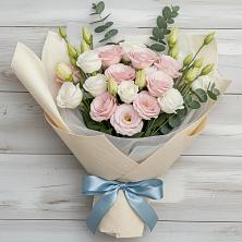 Букет цветов из:  Лизиантусы в Сысерти