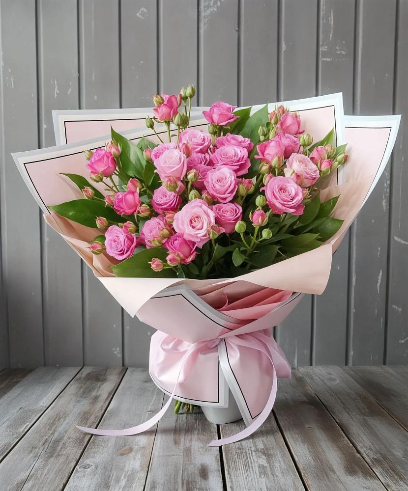 Букет Розовый кустик в Сысерти