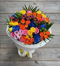 Букет цветов из:  Розы и Хризантемы в Сысерти