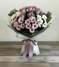 Букет цветов из:  Хризантемы и Розы в Сысерти