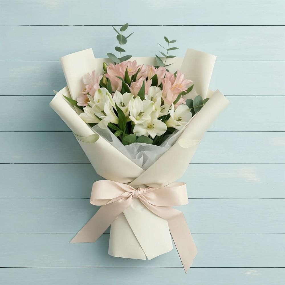 Букет цветов из: Альстромерии в Сысерти